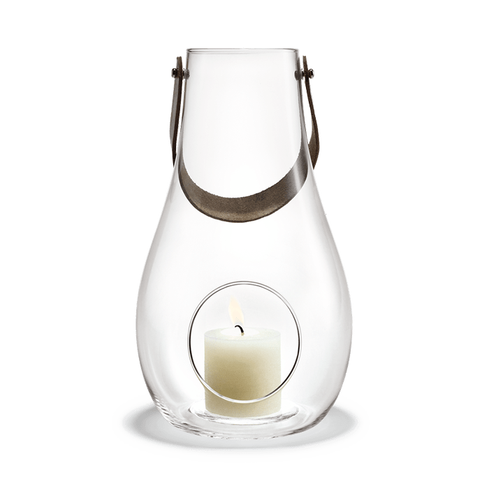 Holmegaard Design With Light Lantern, Clear – Speranza Design Gallery
