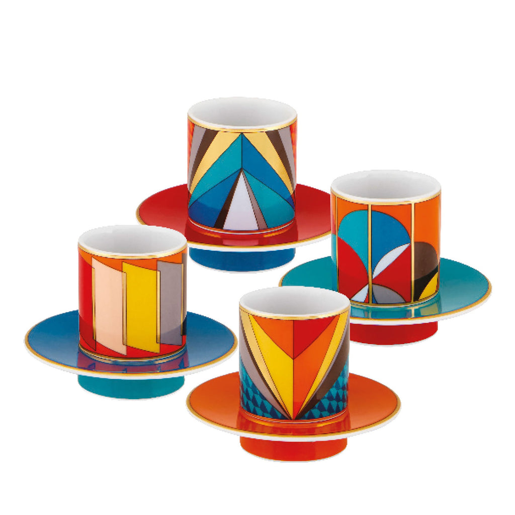 Vista Alegre Futurismo Coffee Cups Set/4 Speranza Design Gallery