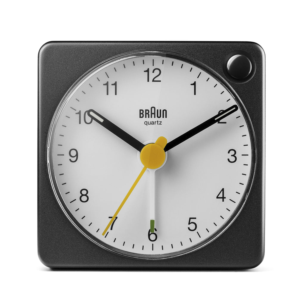 Braun BC02/BNC002 Classic Travel Alarm Clocks (Multiple Colors