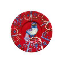 Iittala Red Taika saucer plate (for coffee/tea cup or mug), 15cm, porcelain.