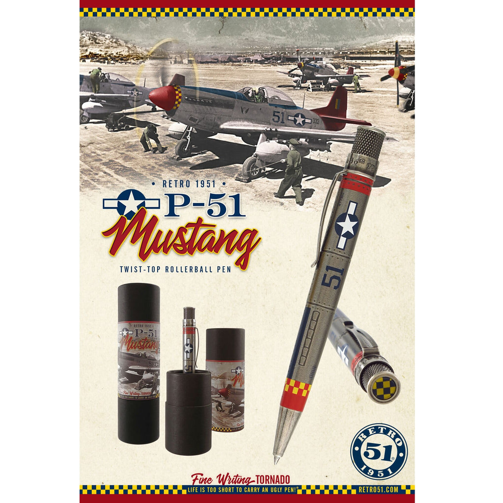 Retro 51 Vintage Metalsmith Collection Rollerball Pen, P-51