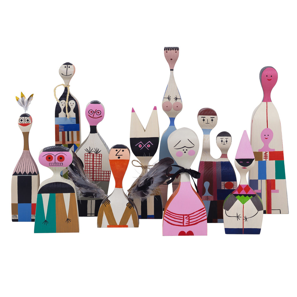 Vitra Wooden Doll No.11, Fir, Hand Painted – Speranza Design Gallery