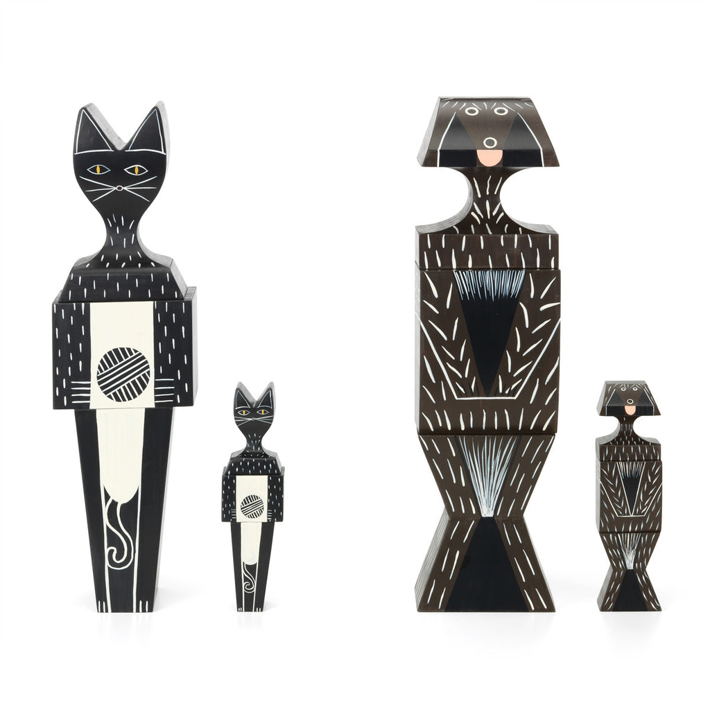 Vitra Wooden Dolls Cat, Large 16”, by Alexander Girard – Speranza