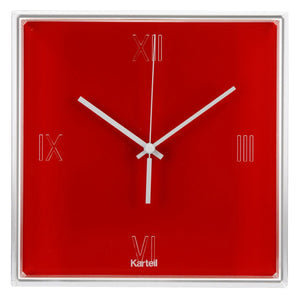 Kartell Tic & Tac Wall/Table Clock Red