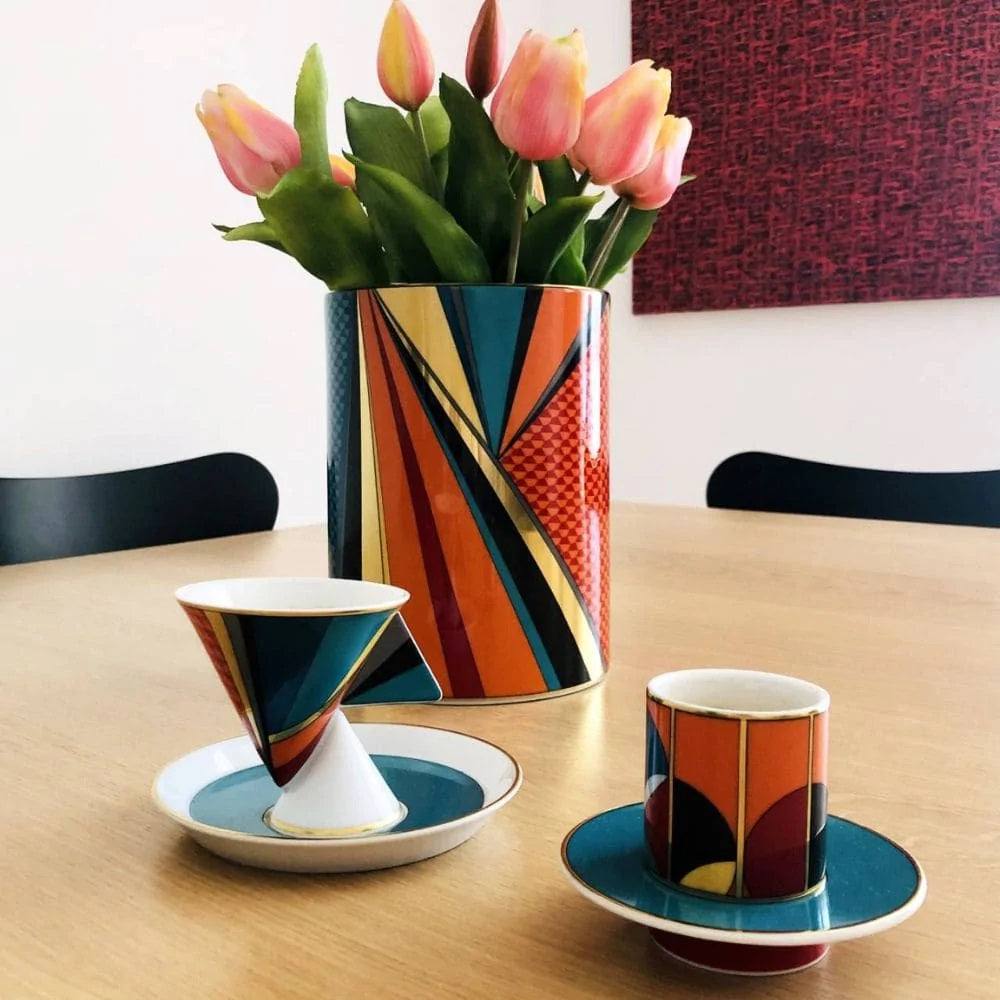 Vista Alegre Futurismo Coffee Cups Set/4 Speranza Design Gallery