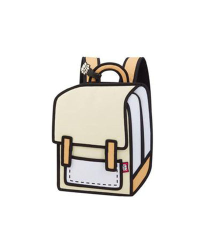 2D Backpack SPACEMAN JUNIOR INFLUENCER Brown Rice