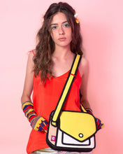 2D Shoulder Bag GIGGLE COLOR ME IN Minion Yellow