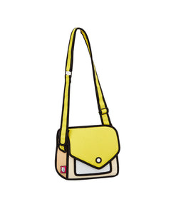 2D Shoulder Bag GIGGLE COLOR ME IN Minion Yellow