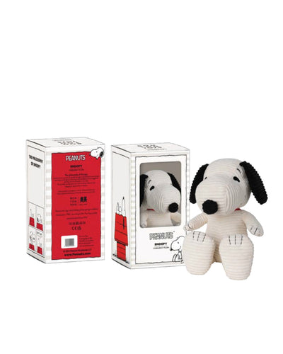 Plush PEANUTS SNOOPY Corduroy Cream in Gift box 11