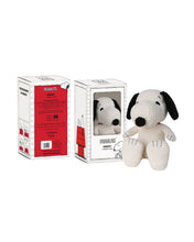 Plush PEANUTS SNOOPY Sitting Corduroy Cream in Giftbox 11"