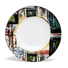 MODERNA: Pasta/Soup Rimmed Plate - Crisalide Design by L. Centinaro