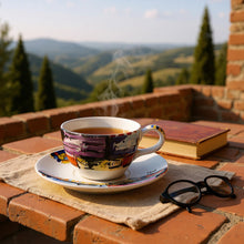 MODERNA: Coffee/Tea Cup and Saucer - Crisalide Design by L. Centinaro
