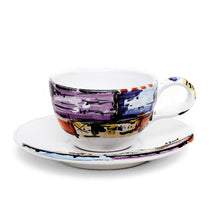 MODERNA: Coffee/Tea Cup and Saucer - Crisalide Design by L. Centinaro