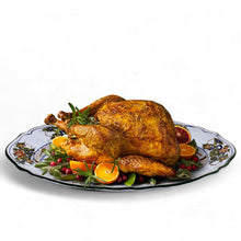 FAENZA-CARNATION: Large Oval platter