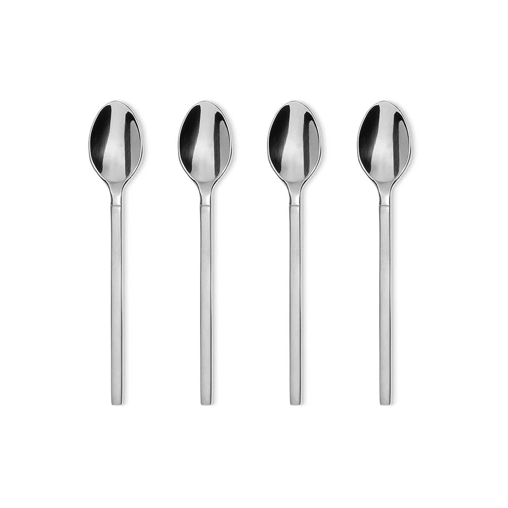 Alessi Set of 4 mocha (espresso) coffee spoons.