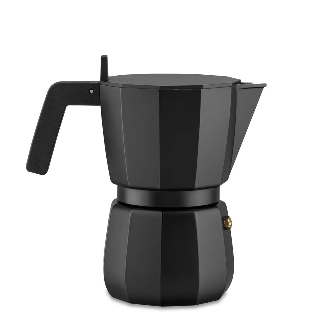 Alessi Moka Espresso Coffee Maker Black