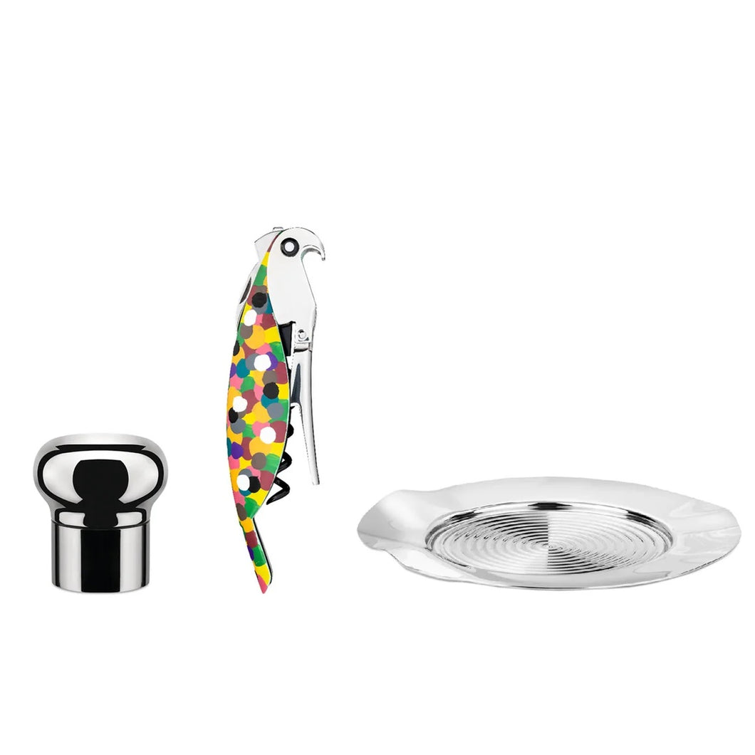 Alessi & Wine Gift Set Parrot