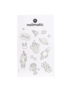 Temporary Coloring Tattoos - Galaxy