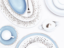 Silver Rain Large Oval Platter