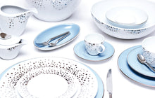 Silver Rain Creamer + Sugar Bowl