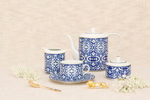 Blue Legacy Tea Cup + Saucer (Set of 4)