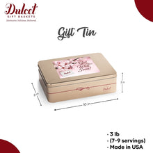 Classic Tin Treats Within Gift Basket
