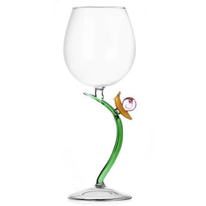 Ichendorf Animal Farm Wine Glass Snail