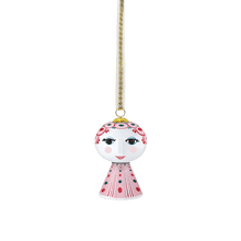 Bjørn Wiinblad Eva Christmas Ornament, Red, H: 3"