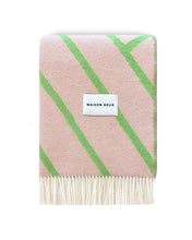 Blanket LINES Pink / Apple 4.25 x 6.5ft
