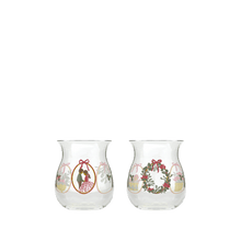 Holmegaard Christmas Tealight Holder, Multi, H: 3.0", 2 Pcs.