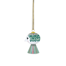Bjørn Wiinblad Eva Christmas Ornament, Green, H: 3"