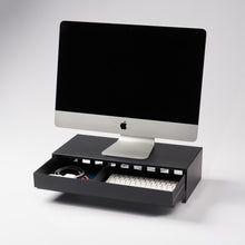Monitor Stand With Drawer - Steel