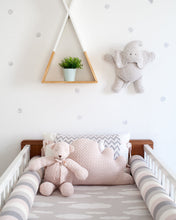 Pillow CRIB SIDE PROTECTOR Pair Light Blue