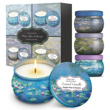Monet Water Lilies Scented Candle Set