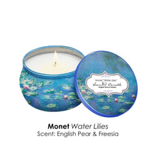 Monet Water Lilies Scented Candle Set