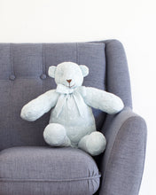 Plush CABLE KNIT TEDDY BEAR Mint