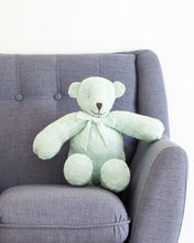 Plush CABLE KNIT TEDDY BEAR Mint