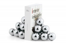 PHILIPPI Bubbles Bookend in mirror-polished stainless steel