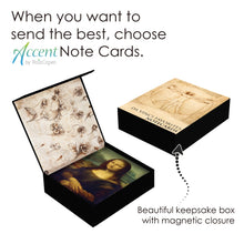 Note Cards - da Vinci Favorites - Box of 16 Cards & Envelopes