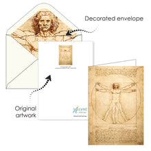 Note Cards - da Vinci Favorites - Box of 16 Cards & Envelopes