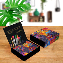Note Cards - Laurel Burch Cats - Box of 16 Cards & Envelopes