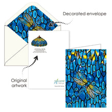 Note Cards - Tiffany Stained Glass Masterworks- Box of 16 Cards & Envelopes