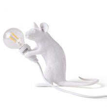 Seletti Mouse Lamp Mac Sitting White by Marcantonio