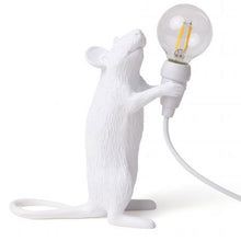 Seletti Mouse Lamp Step Standing White by Marcantonio