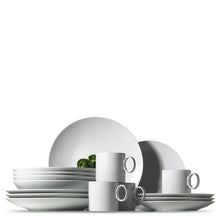 Thomas Loft White 16-Piece Dinnerware Set for 4