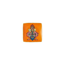 Versace Alphabet letter A porcelain square bowl by Rosenthal