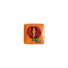 Versace Alphabet letter Q porcelain square bowl by Rosenthal