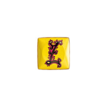 Versace Alphabet letter Z porcelain square bowl by Rosenthal