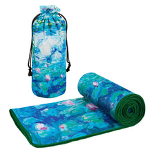 Oversized Beach Towel 40x63" - Microfiber, Quick-Dry, Monet Nympheas