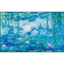 Oversized Beach Towel 40x63" - Microfiber, Quick-Dry, Monet Nympheas